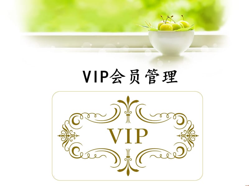 VIP会员管理20140701.ppt_第1页