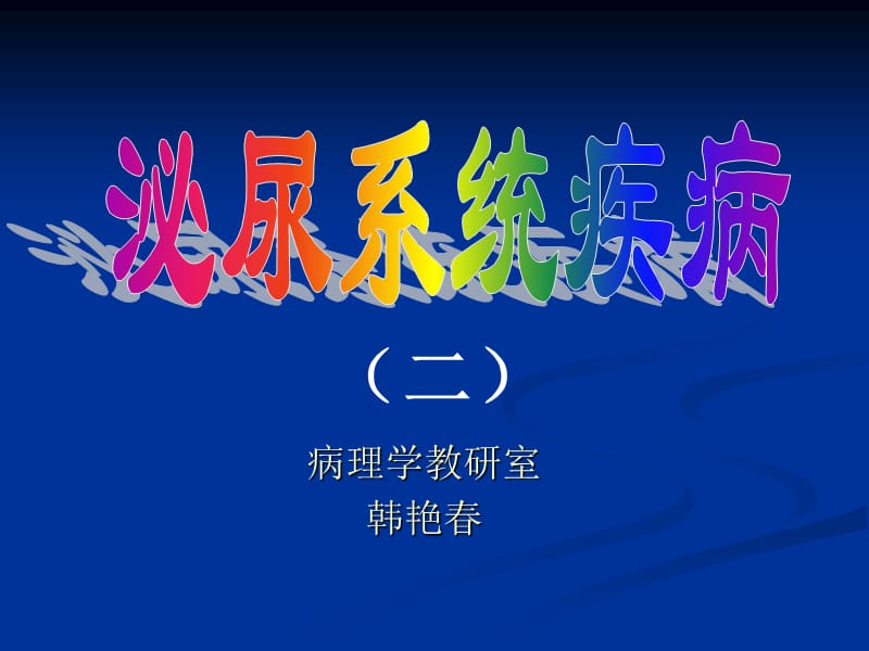 泌尿系统疾病2.ppt_第1页