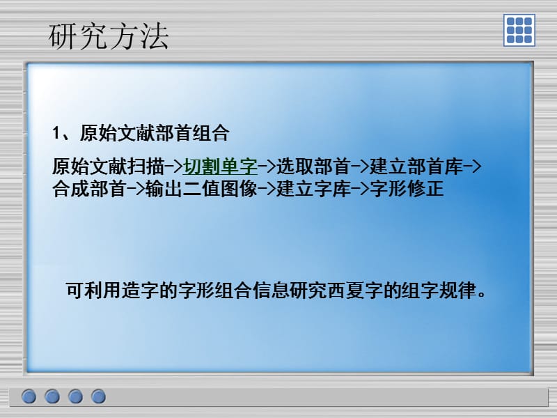 西夏文原始字形整理--精品PPT课件.ppt_第2页