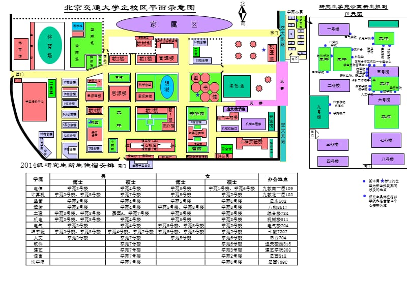 校园平面图及报到位置图运输设备教学馆.ppt_第1页