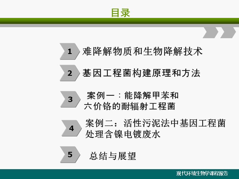 降解难降解物质基因工程菌的构建和运用.ppt_第2页