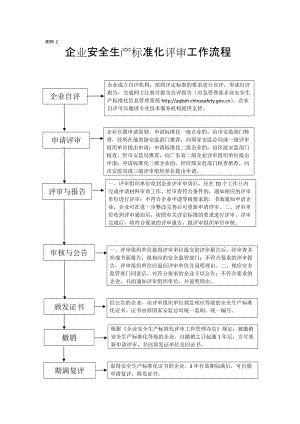 企业安全生产标准化评审工作流程.doc