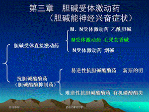 西医药理学第3章 胆碱受体激动药.ppt