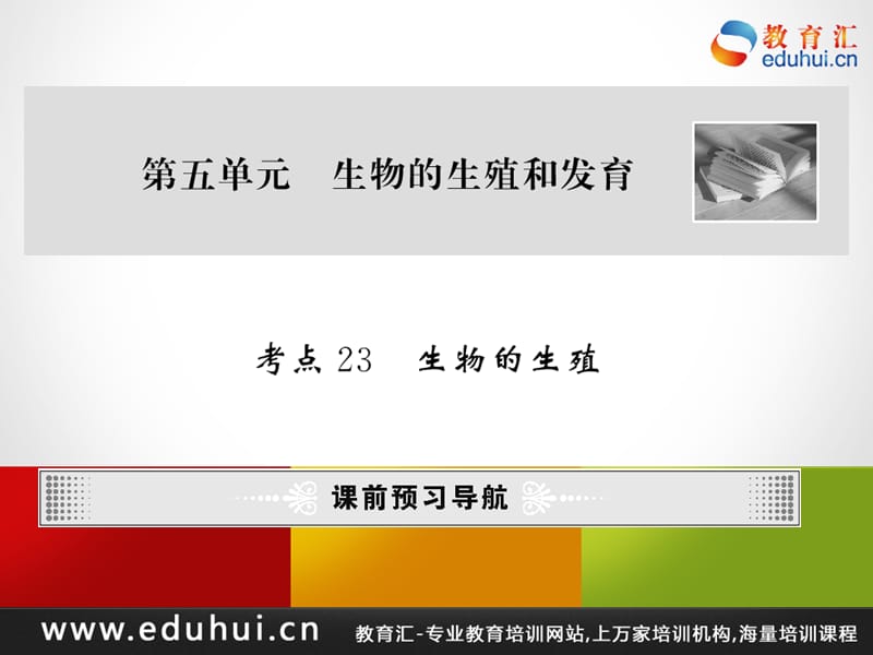 高考生物第一轮复习精品课件包第五单元生物的生殖和发育考点23.ppt_第1页