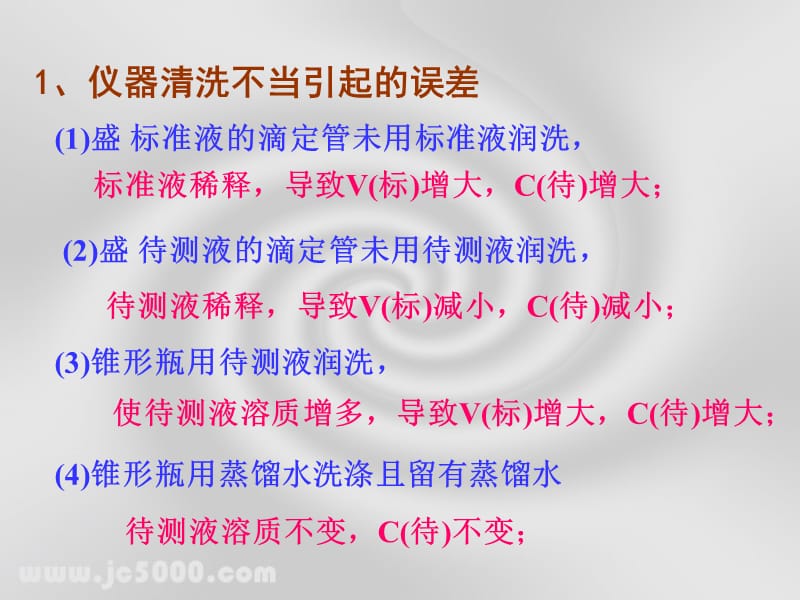 酸碱中和滴定误差分析.ppt_第2页