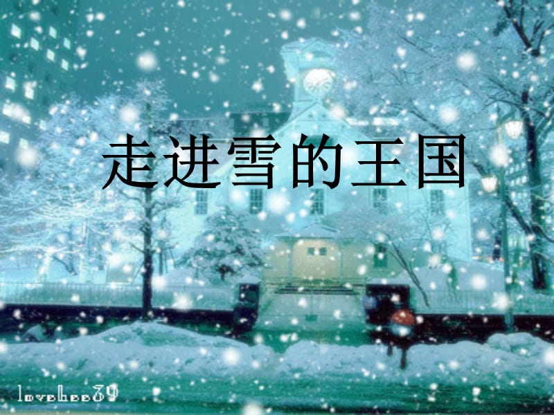 走进雪的王国.ppt_第1页