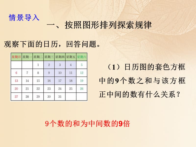 七年级数学上册第三章整式及其加减3.5探索与表达规律课件新版北师大版.ppt_第2页