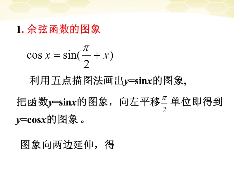 11-12学年高中数学1.3.2.1余弦函数的图象与性质课件新人教B版必修4.ppt_第2页