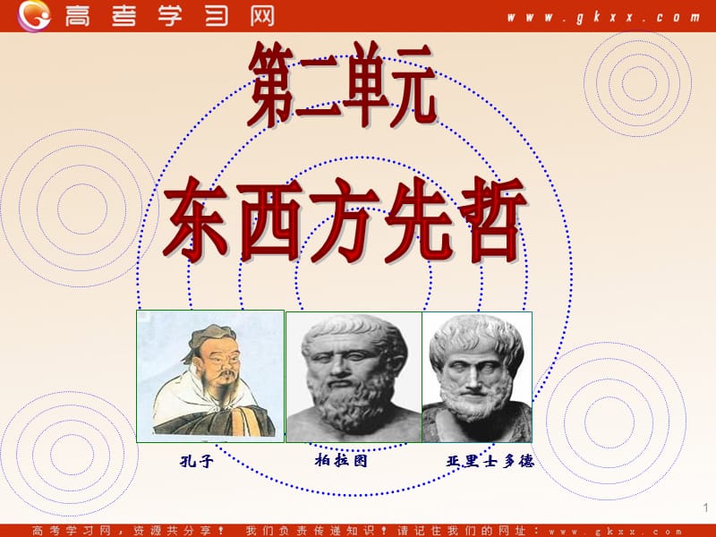 选修4第2单元东西方先哲.ppt_第1页