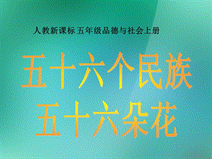 五年级品德与社会上册 五十六个民族五十六朵花 4课件 人教新课标版.ppt