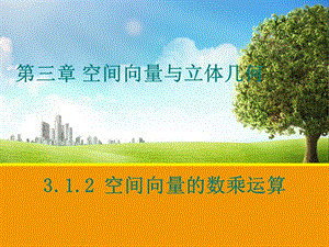 3.1.2 空间向量的数乘运算.ppt