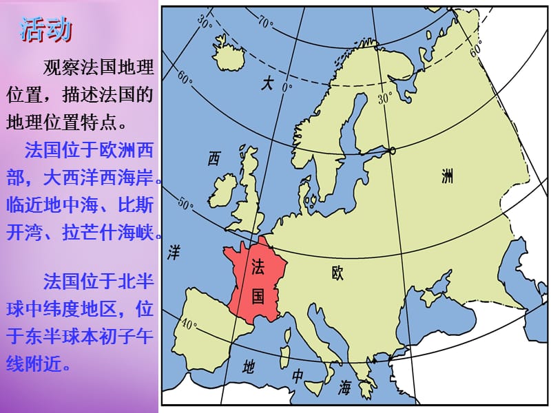 陕西省安康市紫阳县紫阳中学七年级地理下册 8.4 法国课件 湘教版.ppt_第2页