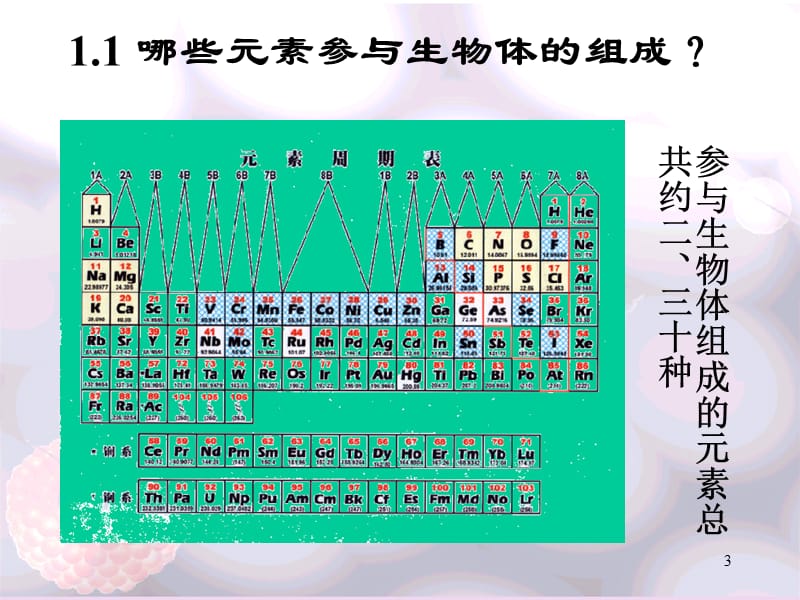 05讲-生命的化学基础和基本单位1.ppt_第3页