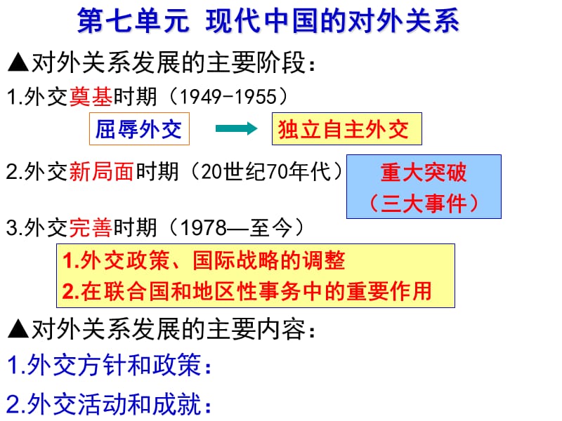 第二十三课新中国初期外交建树.ppt_第1页