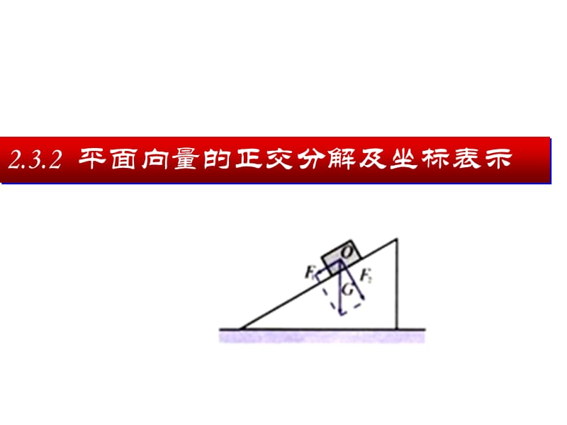 2.3.2-3平面向量的正交分解及坐标表示.ppt_第2页