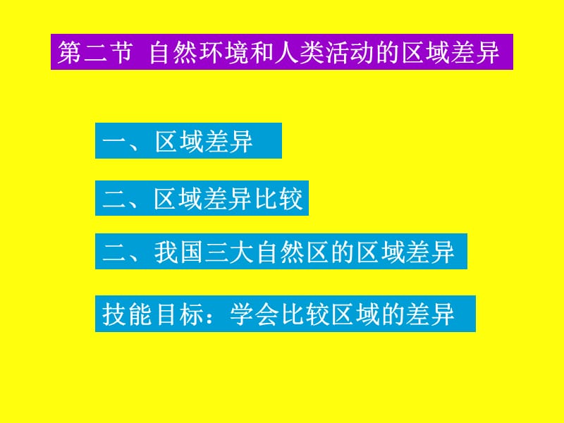 (鲁教版)自然环境和人类活动的区域差异.ppt_第1页