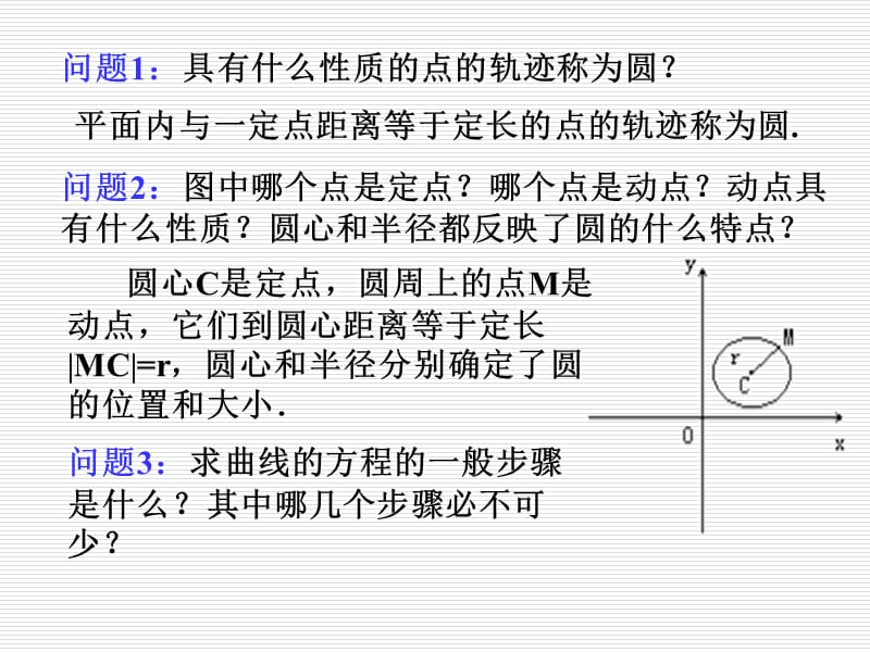 761圆的方程(一)-阳光学习网.ppt_第2页