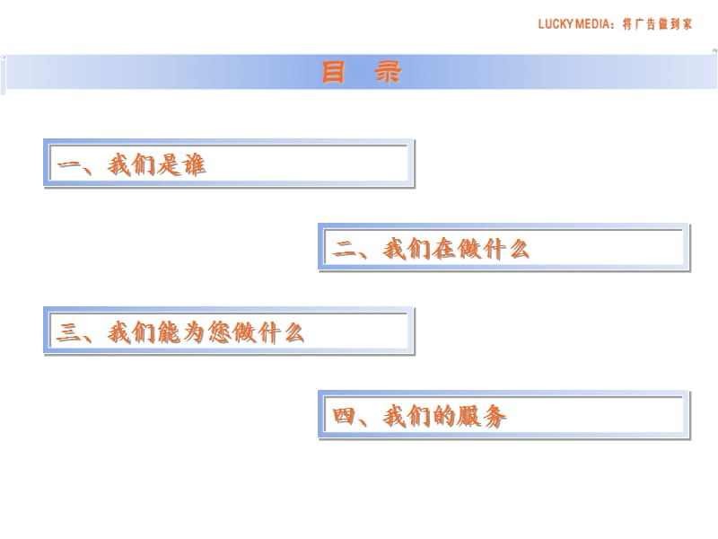 LUCKYMEDIA社区门框架媒体推介方案1.ppt_第2页