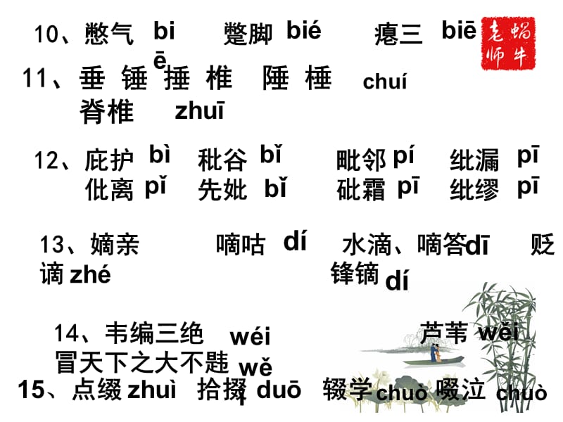 2013年高考—字音早读1.ppt_第3页