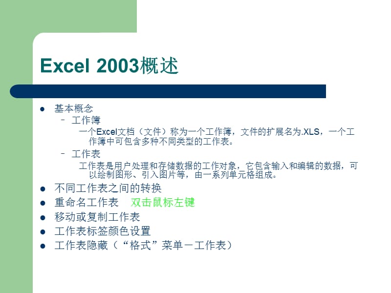 Excel2003电子表格系统.ppt_第2页