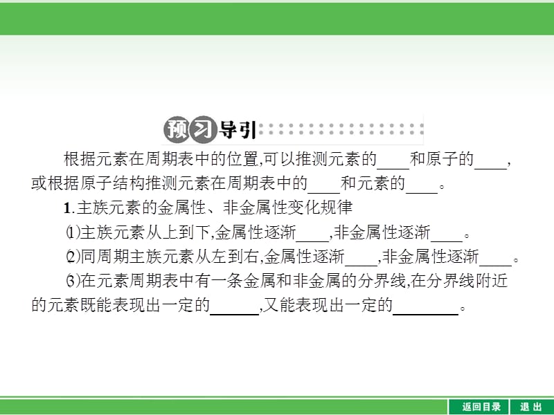 【全优设计】2014年高一下学期化学必修2同步测控课件：1-2-3元素周期表和元素周期律的应用.ppt_第3页