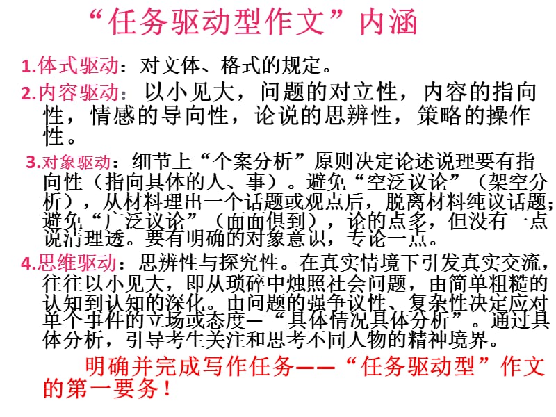 任务驱动型材料作文总结审题、拟题、构思、升格等.ppt_第3页