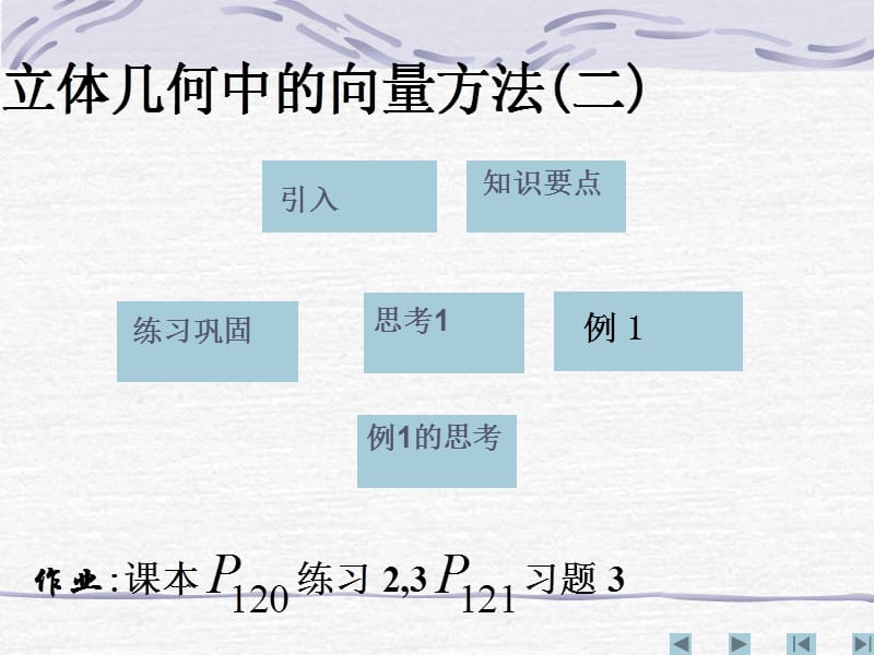 【数学】3.2《立体几何中的向量方法(二)》课件.ppt_第1页