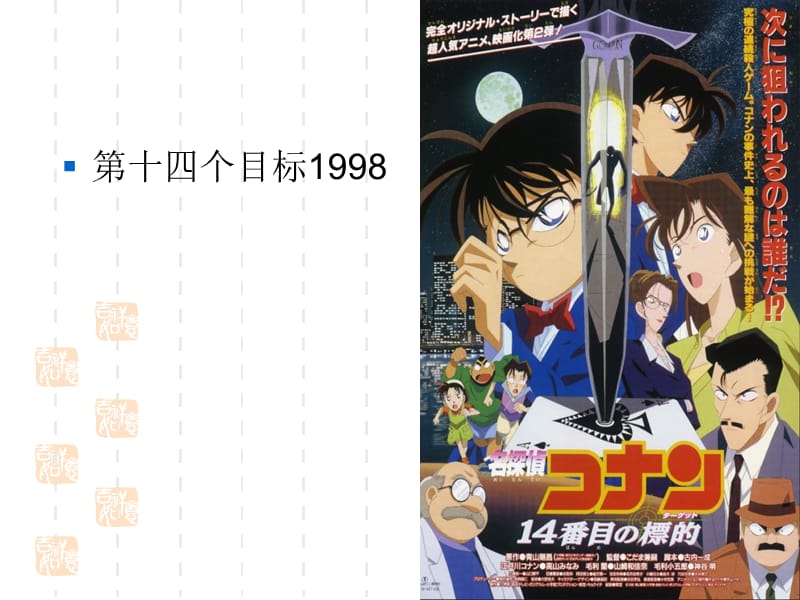 名侦探柯南剧场版15部海报收集及精美图片.ppt_第3页
