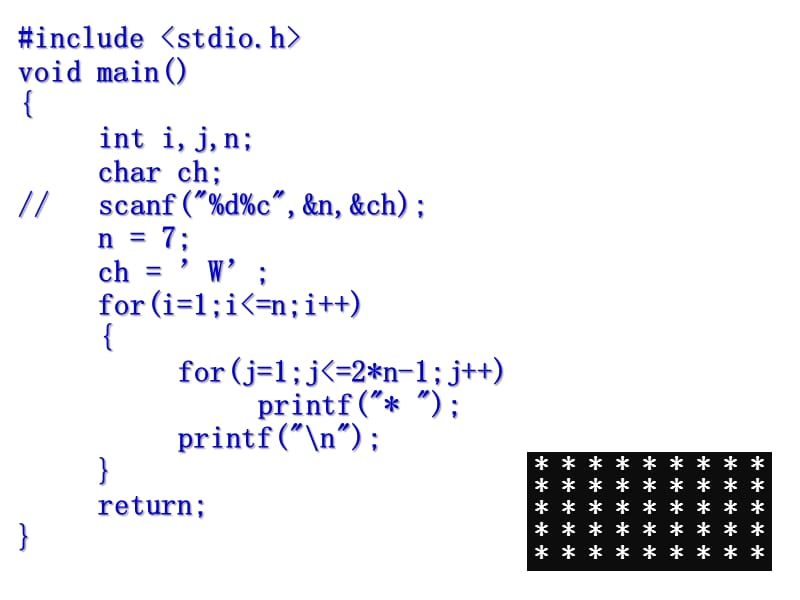 北理工C语言上机题复习输出图形.ppt_第3页