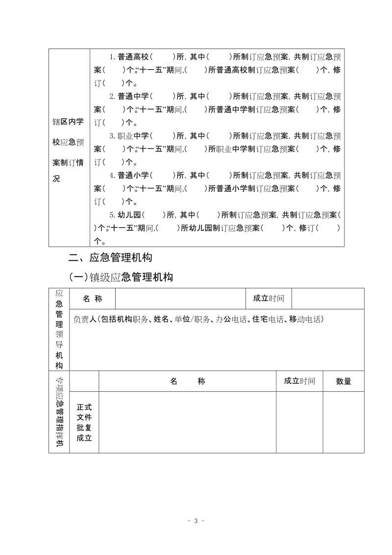 应急体系建设情况调查表.doc_第3页