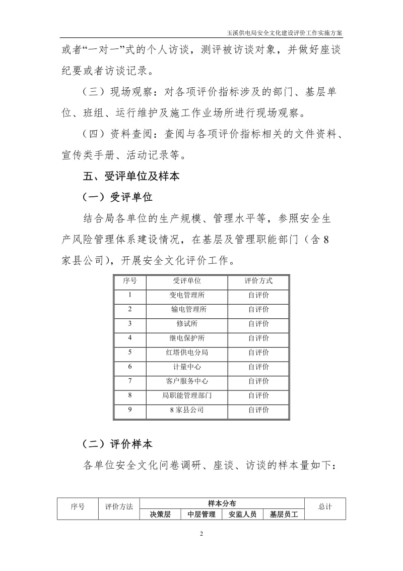 玉溪供电局安全文化建设评价工作实施方案.doc_第3页