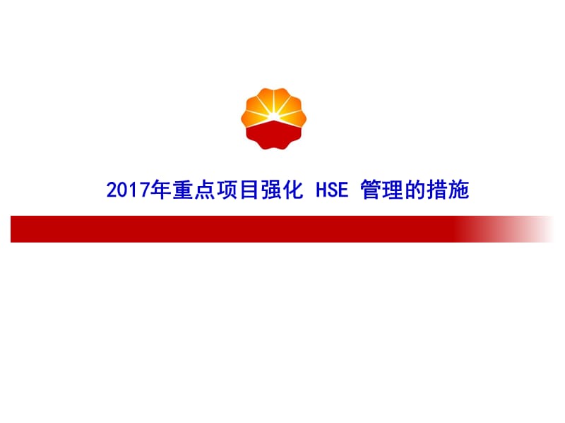 重点项目强化hse管理的几项措施(第 0 版).ppt_第1页