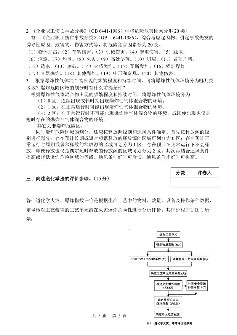 安全评价考卷B（标准答案）.doc_第2页