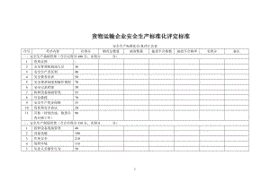 货物运输企业安全生产标准化评定标准.doc