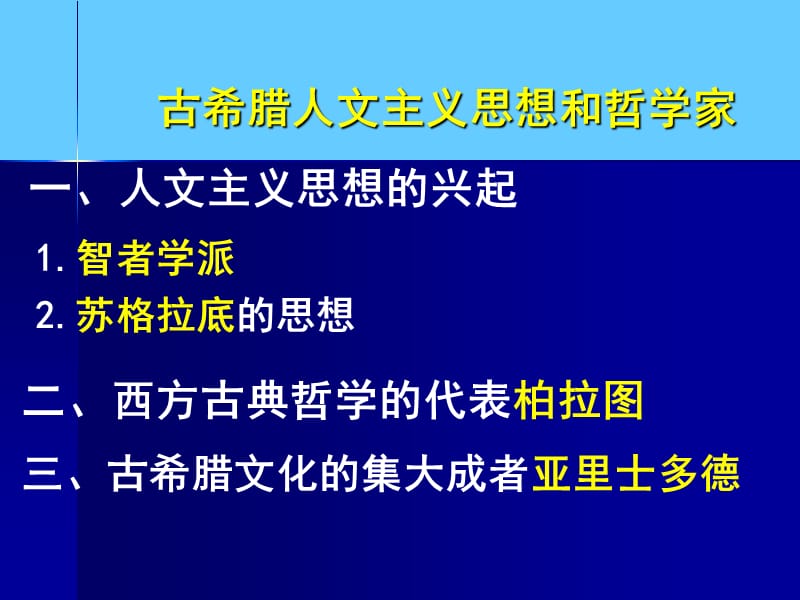 高中历史必修三文化第11课 希腊先哲的精神觉醒.ppt_第2页