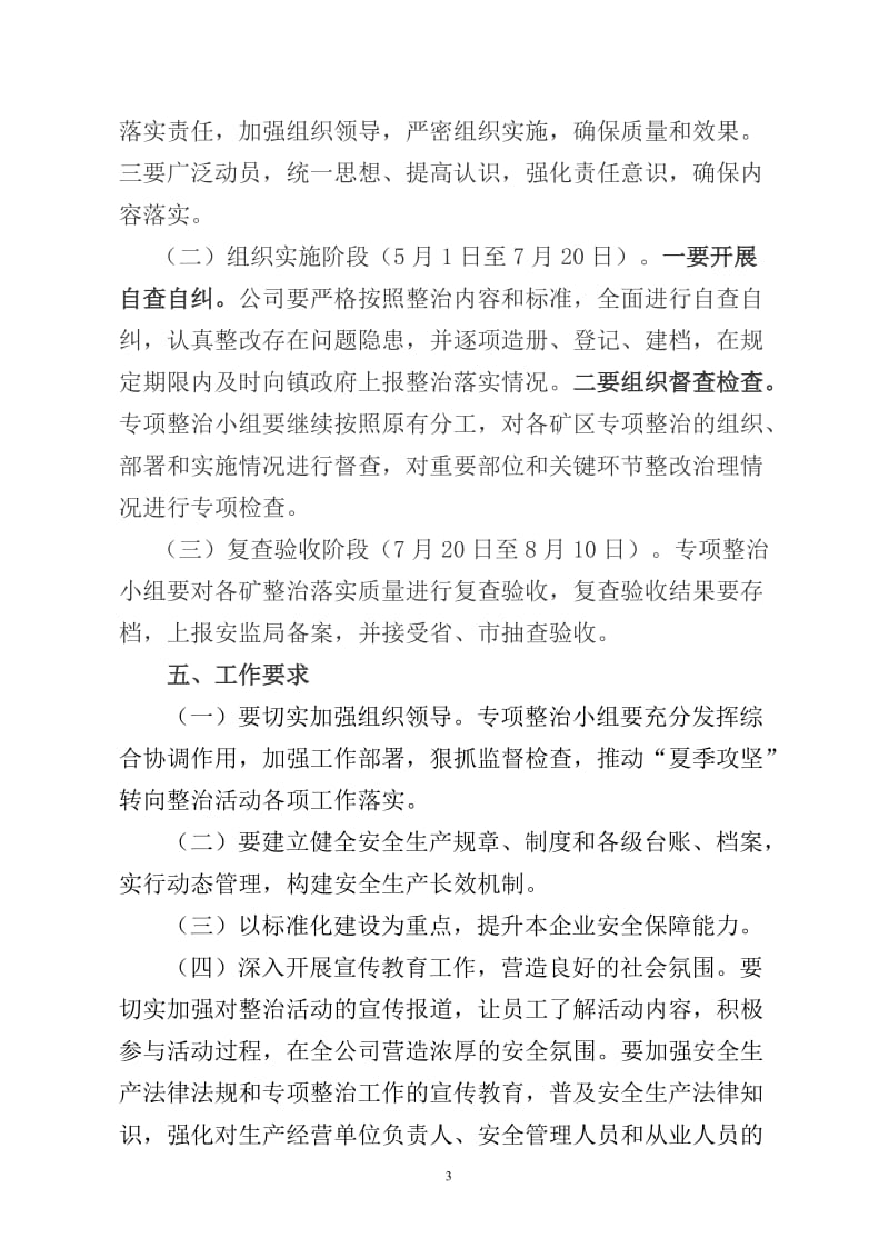 夏季攻坚专项整治活动实施方案.doc_第3页