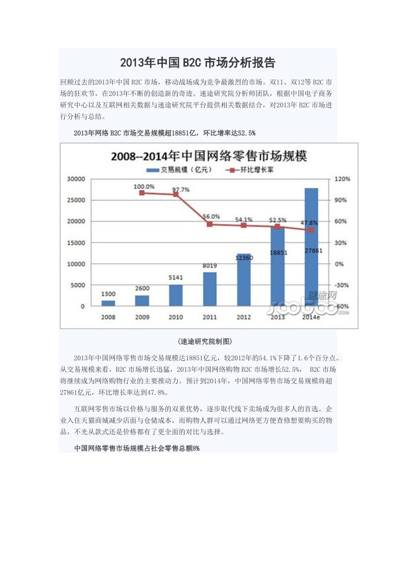 2013年中国B2C市场分析报告.doc_第1页