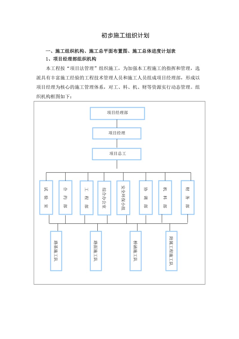 初步施工组织计划.doc_第1页