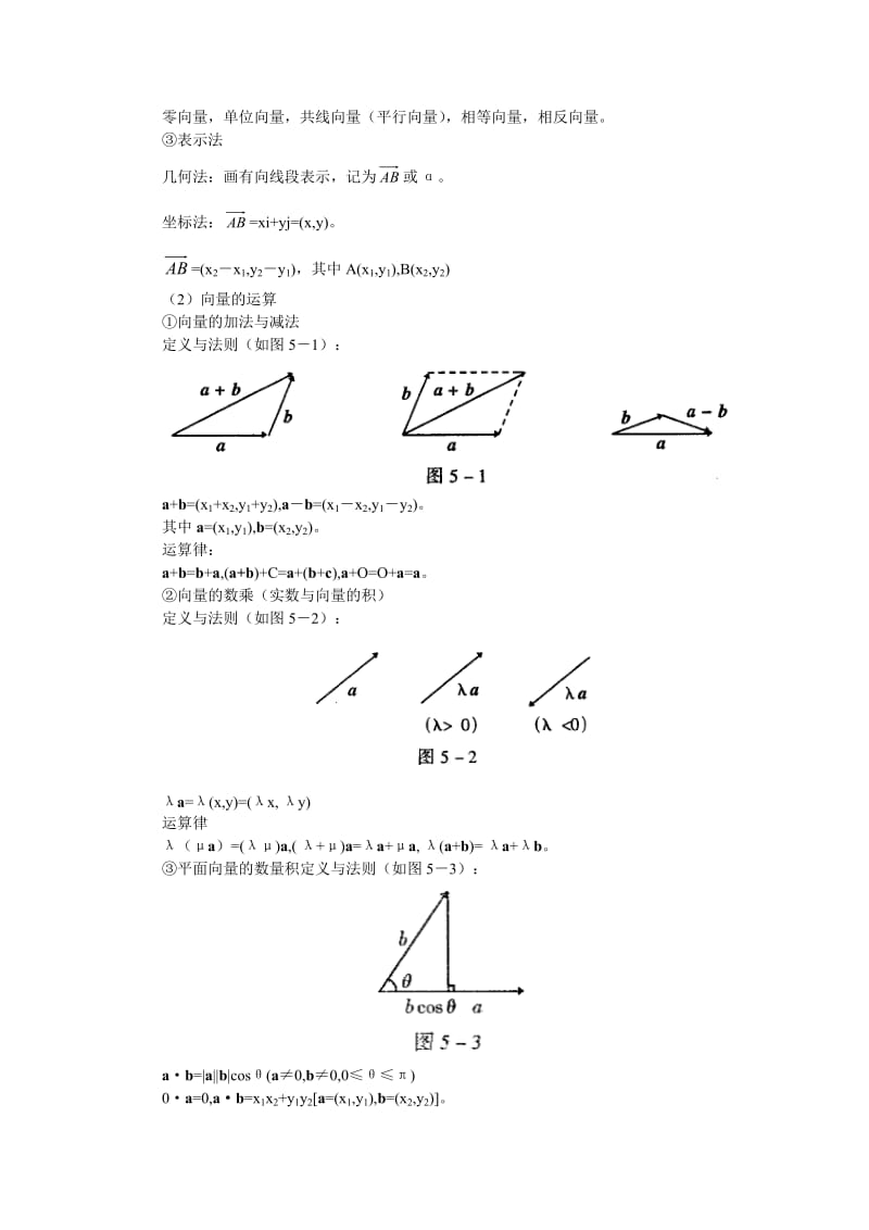 北大附中高考数学专题复习平面向量.docx_第2页