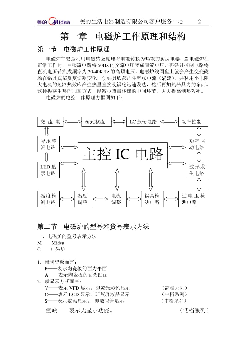 美的电磁炉维修手册大全(含电路图).pdf_第2页