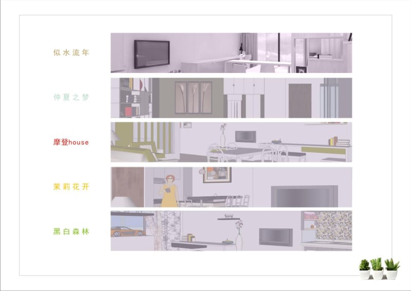 鸿都商务公寓户型室内初步设计方案.pdf_第3页