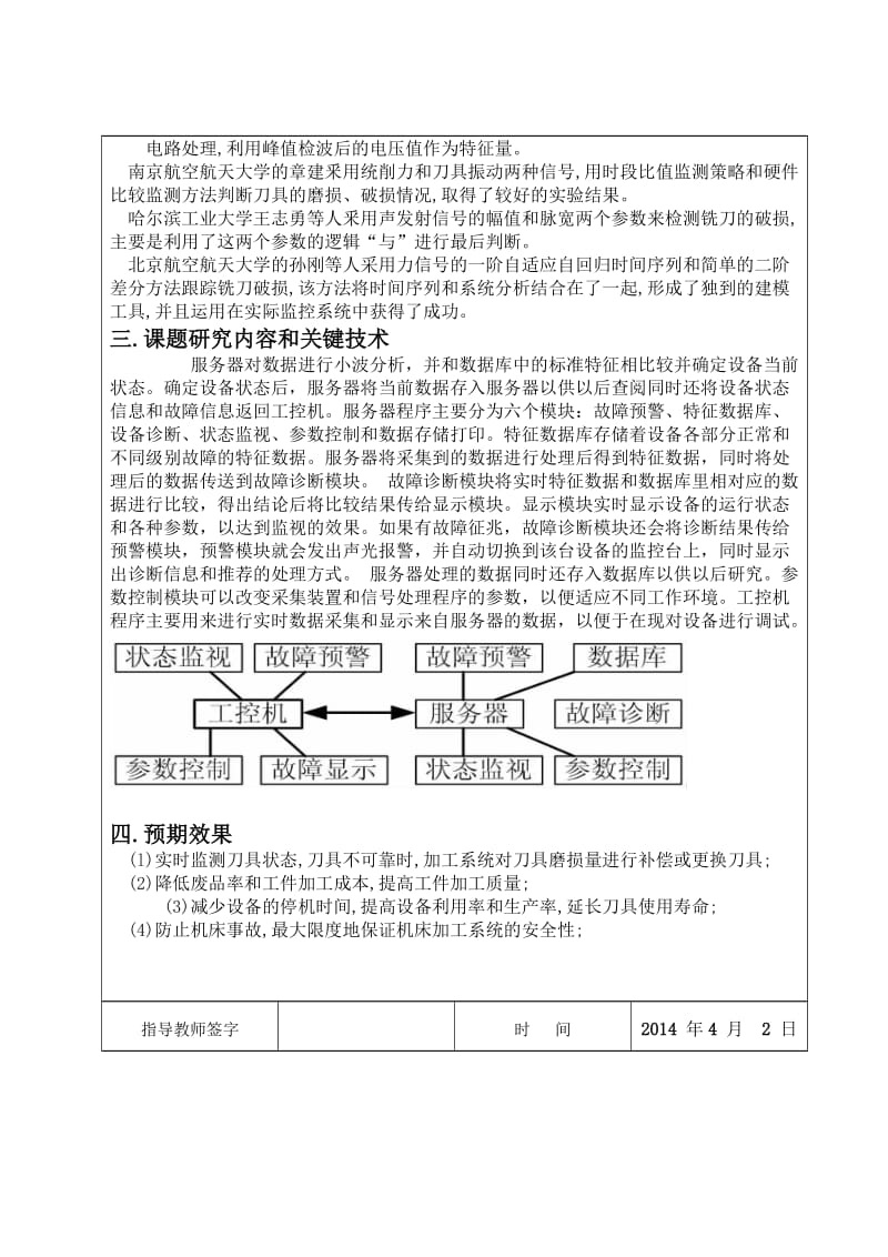 面向数控机床刀具系统的远程故障诊断平台构建毕业设计.doc_第3页