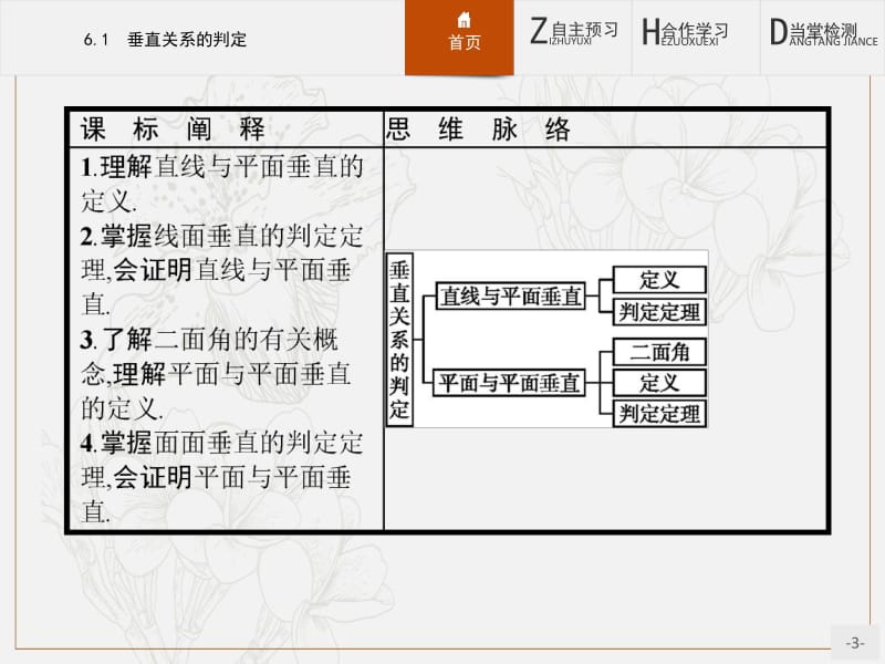 2019-2020学年高中数学北师大版必修2课件：1.6.1 垂直关系的判定 .pdf_第3页