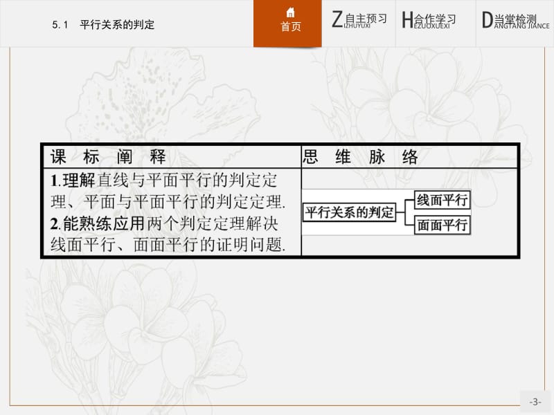 2019-2020学年高中数学北师大版必修2课件：1.5.1 平行关系的判定 .pdf_第3页