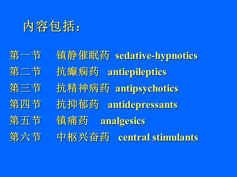 中枢神经系统药物CentralNervousSystemDrugs.ppt_第2页