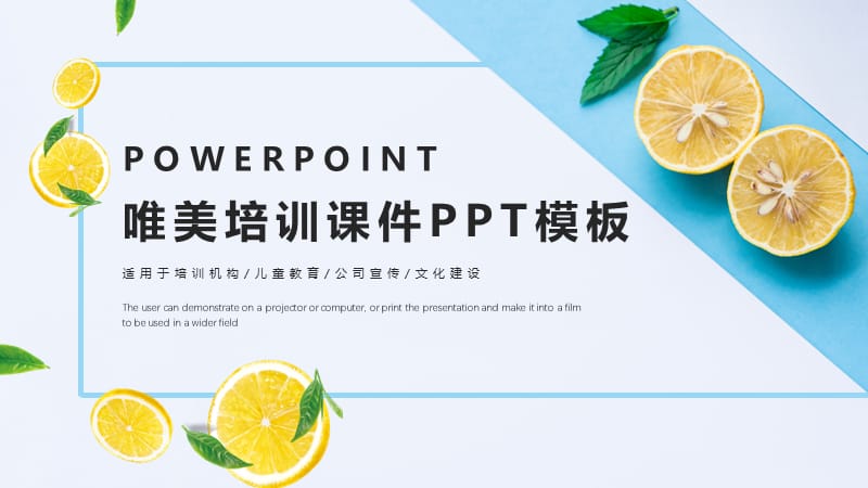 唯美培训课件PPT模板 (2).pptx_第1页