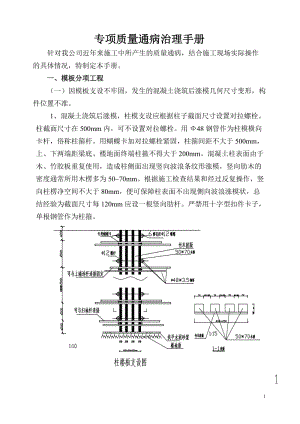 专项质量通病治理手册.doc