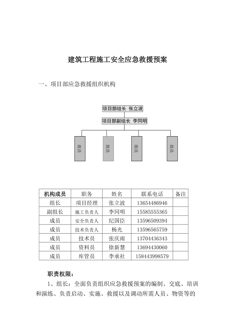 事故救援应急专项施工预案.doc_第3页