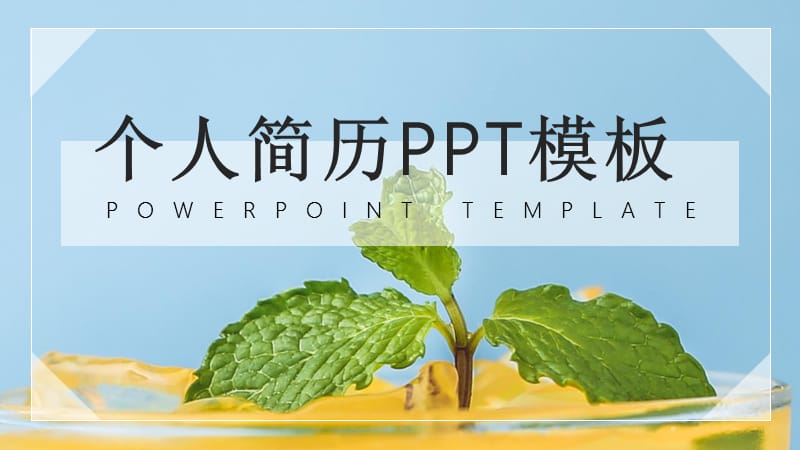 水果插图个人简历PPT模板.pptx_第1页