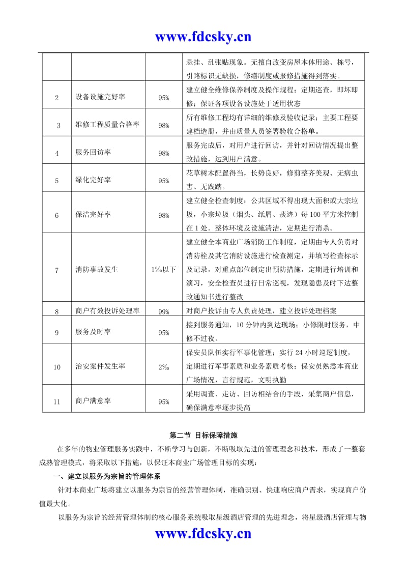 商业广场物业管理服务试行方案.doc_第3页